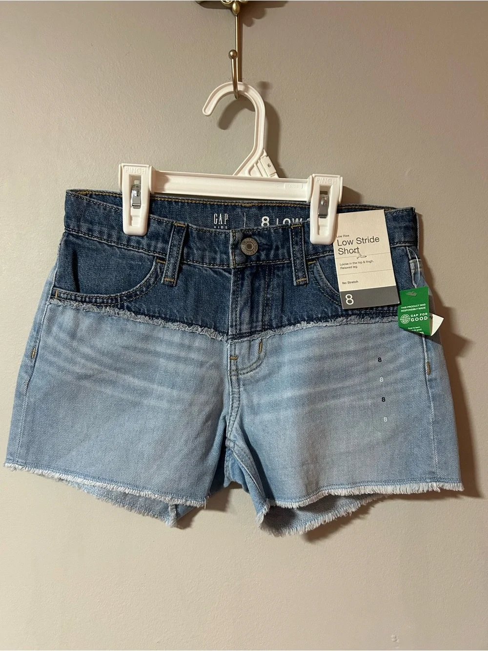 Gap Girls Low Stride Shorts Size 8